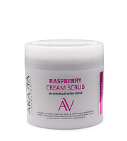 Aravia Laboratories Raspberry Cream Scrub - Малиновый крем-скраб 300 мл 