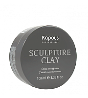Kapous Professional Sculpture Clay Strong Fixation - Глина для укладки волос нормальной фиксации 100 мл