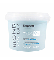 Kapous Professional Bleaching Powder with protect complex - Обесцвечивающая пудра с защитным комплексом 9+ 500 г