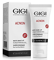 GIGI Acnon Matte Makeup - Крем-тон матирующий для проблемной и жирной кожи 30 мл