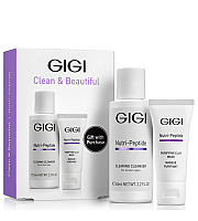 GIGI Nutri-Peptide Clean And Beautiful - Дорожный набор для идеально чистой кожи лица