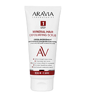 Aravia Laboratories Mineral Hair Exfoliating-Scrub - Скраб-эксфолиант для глубокого очищения кожи головы с АНА-кислотами и минералами 200 мл