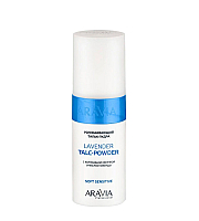 Aravia Professional Lavender Talc-Powder - Тальк-пудра успокаивающий с коллоидной овсянкой и маслом лаванды 150 мл