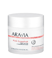 Aravia Organic Pink Grapefruit - Скраб для тела с гималайской солью 300 мл