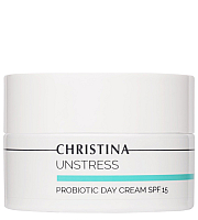 Christina Unstress Probiotic day Cream SPF15 - Дневной крем с пробиотическим действием SPF15 50 мл