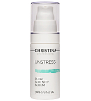 Christina Unstress Total Serenity Serum - Успокаивающая сыворотка «Тотал» 30 мл