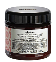 Davines Alchemic Creative Conditioner For Blond And Lightened Hair Coral - Креативный кондиционер Алхимик для осветленных и натуральных блондов оттенок Коралл 250 мл