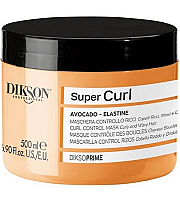 Dikson Diksoprime Curl Control Mask - Маска для кудрявых и волнистых волос с маслом авокадо 500 мл