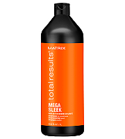 Matrix Total Results Mega Sleek Shampoo - Шампунь для гладкости непослушных волос с маслом ши, 1000 мл