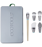 EcoTools Interchangeables Wake Up And Glow Brush Set - Набор аксессуаров и кистей для макияжа 