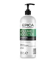 Epica Professional Volume Booster - Шампунь для придания объёма волос с растительными пептидами и протеинами зерновых культур 1000 мл