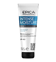 Epica Professional Intense Moisture - Маска для увлажнения и питания сухих волос маслами хлопка, какао и экстрактом зародышей пшеницы 250 мл