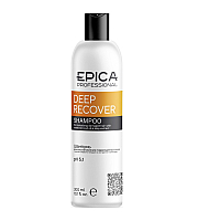Epica Professional Deep Recover - Шампунь для восстановления повреждённых волос маслом сладкого миндаля и экстрактом ламинарии 300 мл
