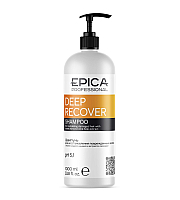 Epica Professional Deep Recover - Шампунь для восстановления повреждённых волос маслом сладкого миндаля и экстрактом ламинарии 1000 мл