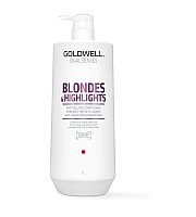 Goldwell Dualsenses Blondes And Highlights Anti-Yellow Conditioner – Кондиционер против желтизны для осветленных волос 1000 мл