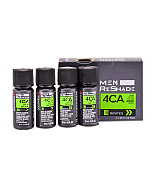 Goldwell Men Reshade Grey Blending Power Shot 4CA - Экспресс-корректор седины средний коричневый 4x20 мл