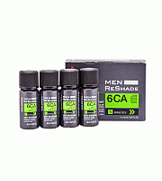 Goldwell Men Reshade Grey Blending Power Shot 6CA - Экспресс-корректор седины темный блондин 4x20 мл