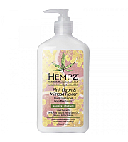 Hempz Pink Citron and Mimosa Flower Herbal Body Moisturizer - Молочко для тела увлажняющее Розовый Лимон и Мимоза 500 мл