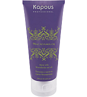 Kapous Professional Macadamia Oil Balm - Бальзам с маслом ореха макадамии 200 мл