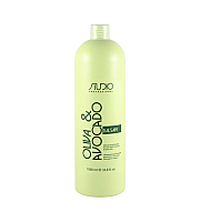 Kapous Studio Professional Moisturizing Balsam For Hair With Avocado and Oliva Oils - Бальзам увлажняющий для волос с маслами авокадо и оливы 1000 мл