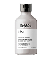 L'Oreal Professionnel Serie Expert Silver - Шампунь для нейтрализации желтизны осветленных и седых волос, 300 мл