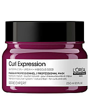 L'Oreal Professionnel Curl Expression Mask - Увлажняющая маска для всех типов кудрявых волос, 250 мл