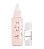 Miriamquevedo Black Baccara Hair Multiplying Scalp Concentrate + Pre-Treatment Exfoliator - Подготовительный набор для кожи головы с экстрактом розы Блэк Баккара мл