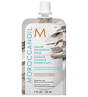 Moroccanoil Color Depositing Mask Platinum - Маска тонирующая для волос Платина 30 мл