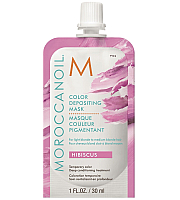 Moroccanoil Color Depositing Mask Hibiscus - Маска тонирующая для волос Гибискус 30 мл