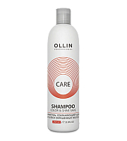 Ollin Care Color and Shine Save Shampoo - Шампунь, сохраняющий цвет и блеск окрашенных волос 250 мл