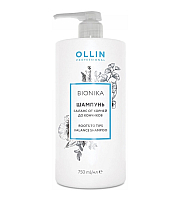 Ollin BioNika Roots To Tips Balance Shampoo  - Шампунь Баланс от корней до кончиков, 750 мл