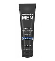 Ollin BioNika Men Shampoo Hair and Body Refreshening - Шампунь для волос и тела освежающий 250 мл
