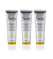 Kydra Secret Professionnel Creme de Beaute Plus - Несмываемый питательный крем с маслом абрикосовых косточек для очень сухих/поврежденных волос Маска красоты Плюс 3х150 мл