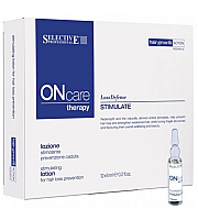 Selective Professional On Care Loss Defense Stimulate Lotion - Стимулирующий лосьон от выпадения волос 12х6 мл