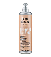 TIGI Bed Head Moisture Maniac Shampoo - Бессульфатный шампунь для увлажнения, 400 мл