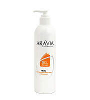 Aravia Professional Гель для обработки кожи перед депиляцией с экстрактами алоэ вера и ромашки 300 мл