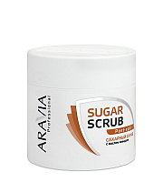 Aravia Professional Сахарный скраб с маслом миндаля 300 мл