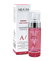 Aravia Laboratories Energy Skin Foam - Пенка для умывания с муцином улитки и гинкго билоба 150 мл