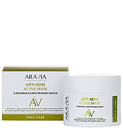 Aravia Laboratories Anti-Acne Active Mask - Хлорофилл-каротиновая маска 100 мл