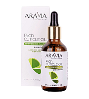 Aravia Professional E Rich Cuticle Oil - Питательное масло для кутикулы с маслом авокадо и витамином 50 мл