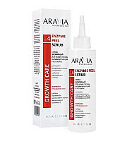 Aravia Professional Enzyme Peel Scrub - Скраб энзимный для кожи головы, активизирующий рост волос 150 мл  