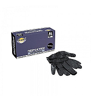 Aviora - Перчатки нитриловые черные (размер М) 100 шт