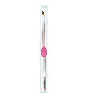 beautyblender The Player 3-Way Brow Brush - Многофункциональная кисть для бровей и ресниц