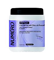 Brelil Numero Liss Smoothing Mask - Маска разглаживающая для пушистых и непослушных волос 1000 мл