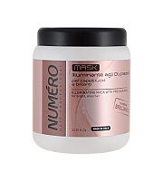 Brelil Numero Illuminating Mask With Precious Oils - Маска для придания бриллиантового блеска волосам 1000 мл