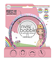 Invisibobble KIDS HAIRHALO Cotton Candy Dreams - Ободок для волос, цвет принт с конфетами