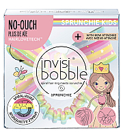 Invisibobble KIDS SPRUNCHIE SLIM Rainbow - Резинка-браслет для волос, цвет принт с радугой 1 шт