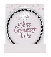 Invisibobble HAIRHALO We're Ornament to Be - Ободок для волос, цвет черный/белый перламутр