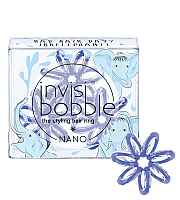 Invisibobble NANO Bad Hair Day? Irrelephant! - Резинка-браслет для волос, цвет васильковый 3 шт