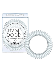 Invisibobble SLIM Crystal Clear - Резинка для волос, цвет прозрачный 3 шт